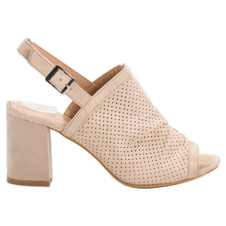 Sixth Sense Openwork Sandals On A Bar brown