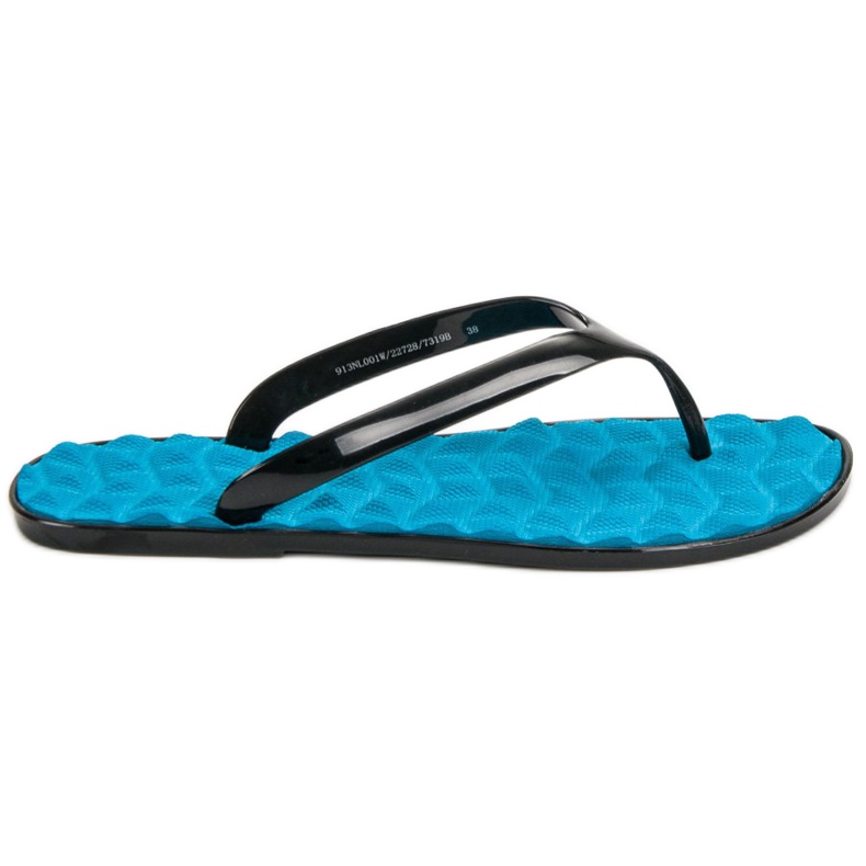 SHELOVET Rubber flip-flops blue