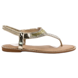 Encor Golden Japanese Sandals
