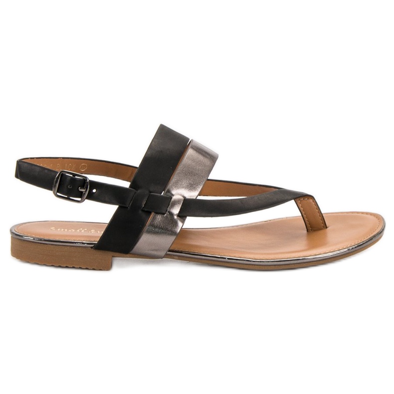 Small Swan Japanese sandals black Small Swan Japanese sandals black