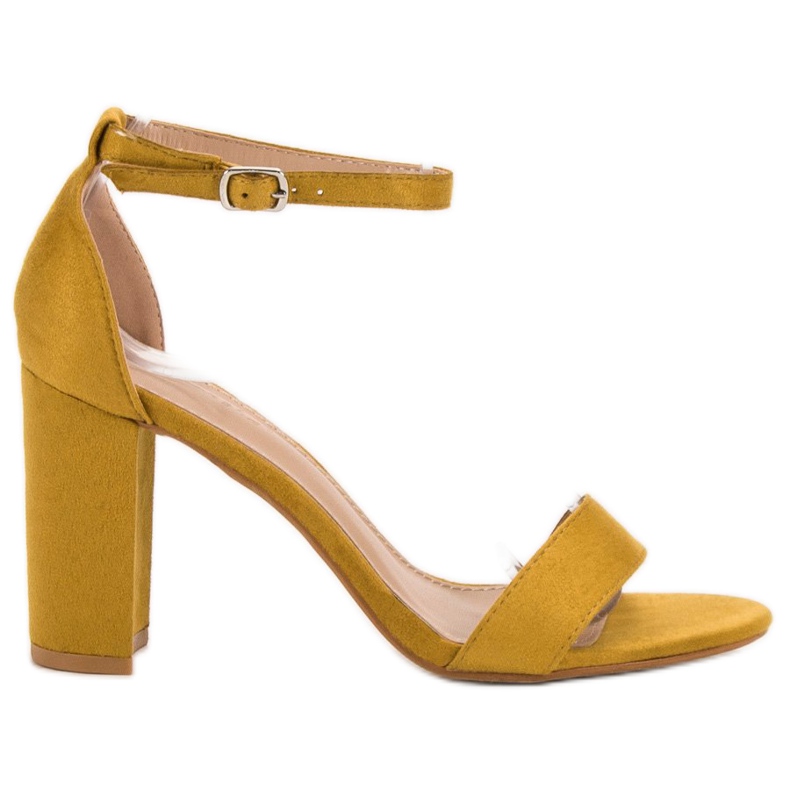Anesia Paris Sexy Mustard Sandals yellow Anesia Paris Sexy Mustard Sandals yellow