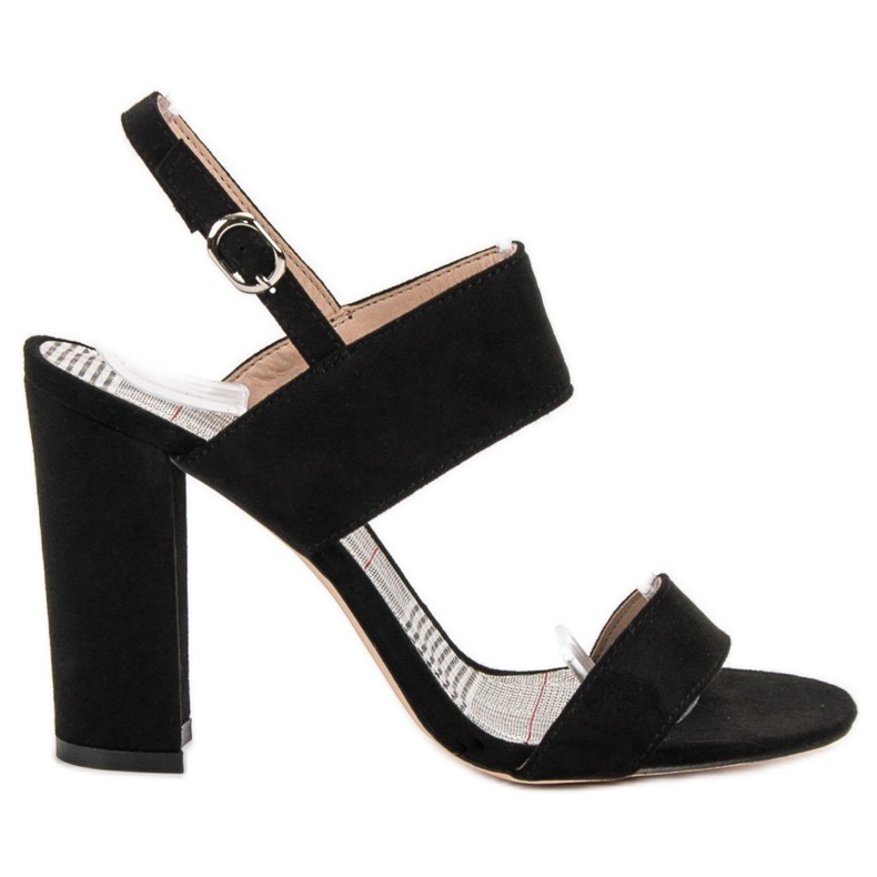 SHELOVET Black Sandals On A Bar