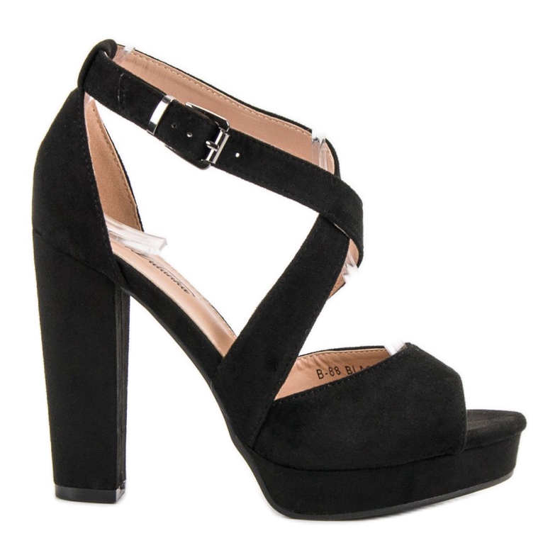 SHELOVET Sandals On The Platform black