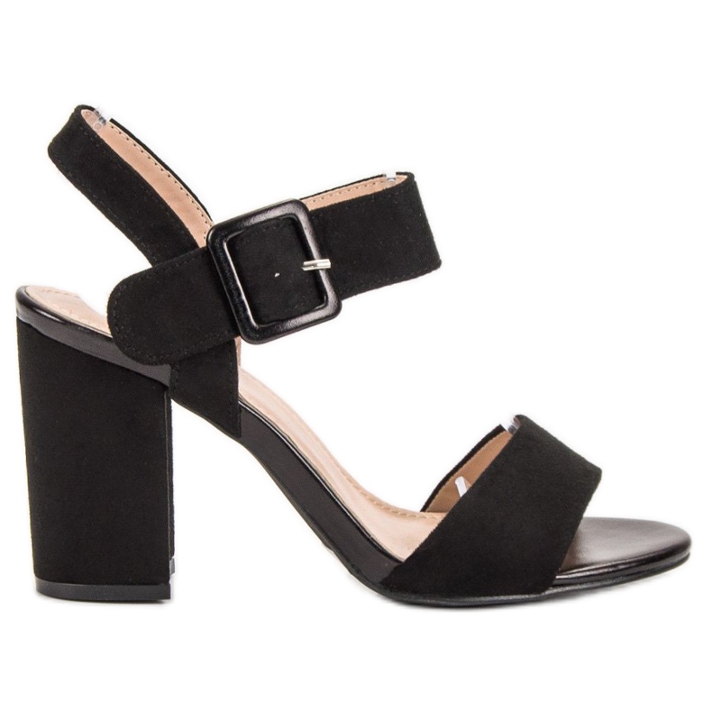 SHELOVET High Heeled Sandals black