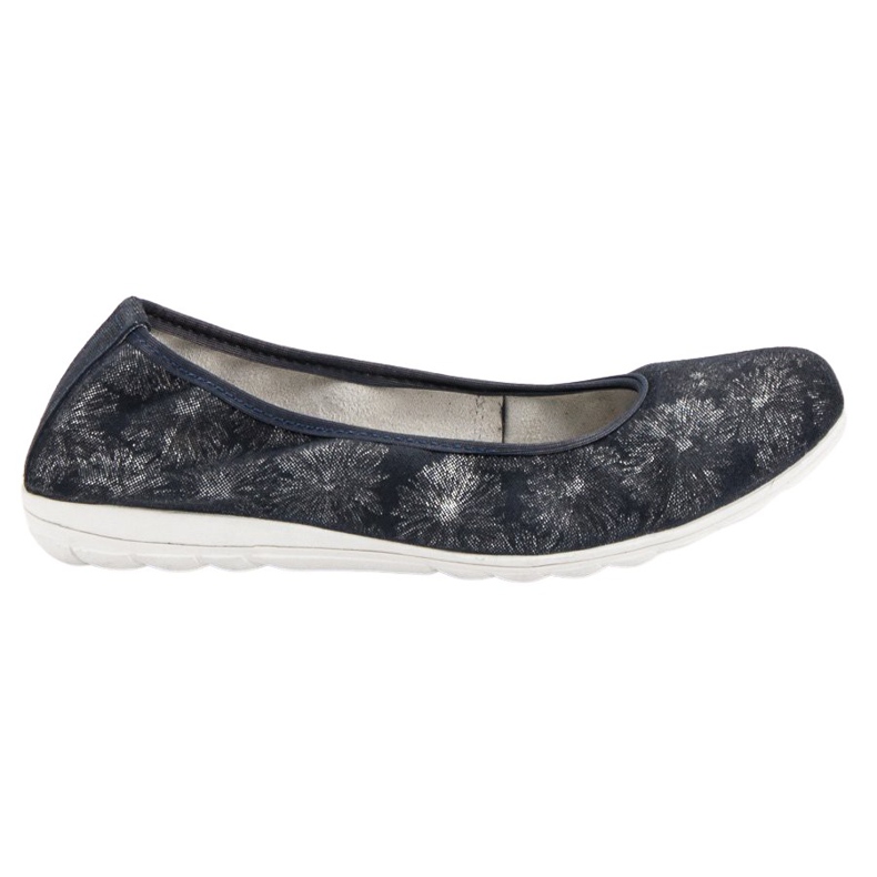 Filippo Leather ballerinas blue