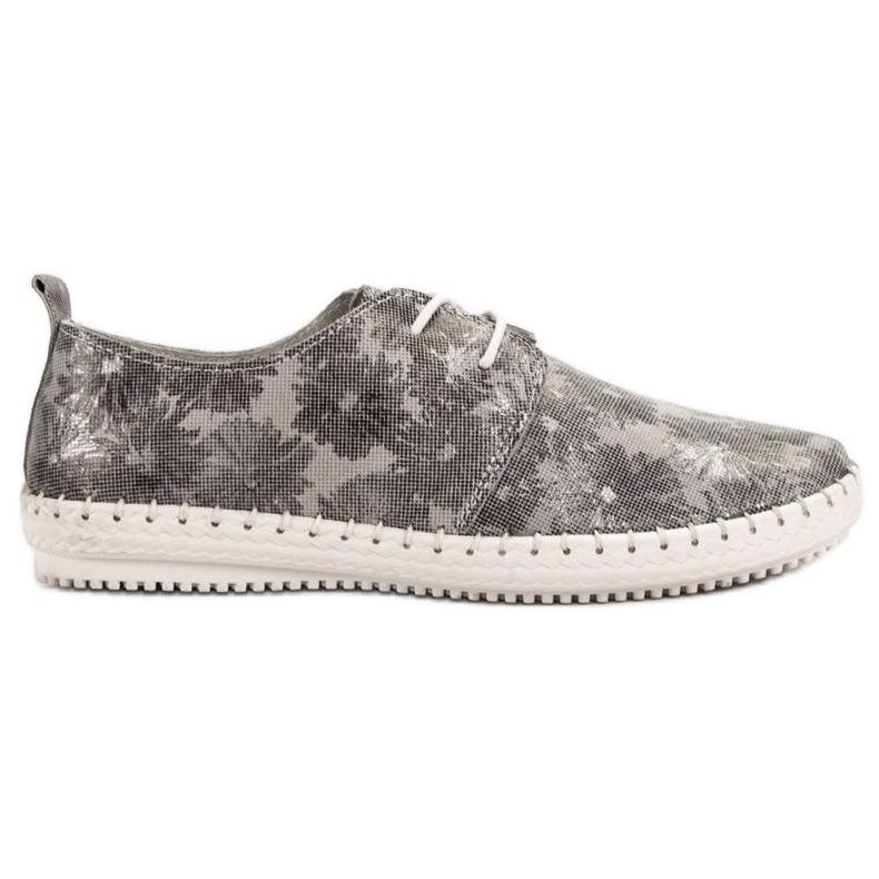 Filippo Tied Leather Boots grey