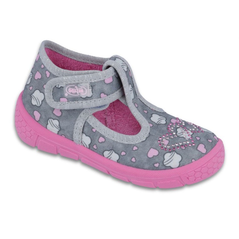 Befado children's shoes 531P029 grey pink