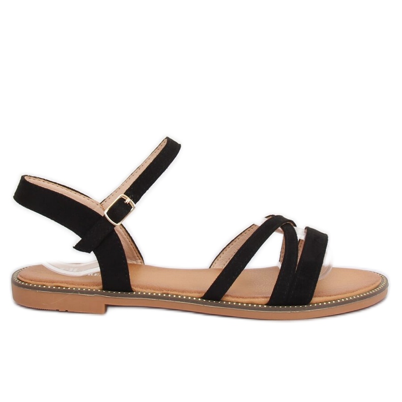 Black women's sandals S55 Black