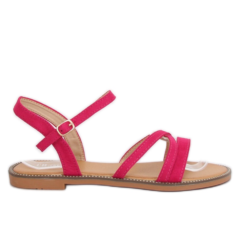 Women's fuchsia sandals S55 Rosered pink
