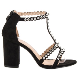 Laura Mode Stylish sandals black Laura Mode Stylish sandals black