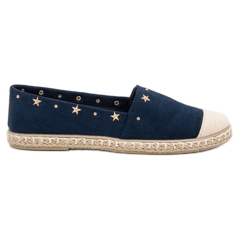 SHELOVET Espadrilles With Jets navy blue SHELOVET Espadrilles With Jets navy blue