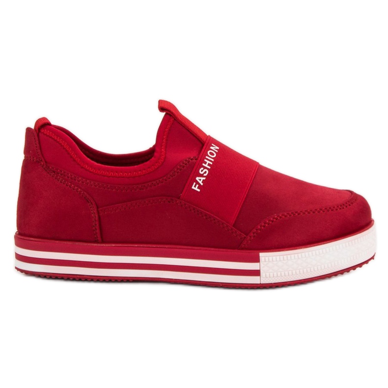 SHELOVET Slip-on Sneakers red