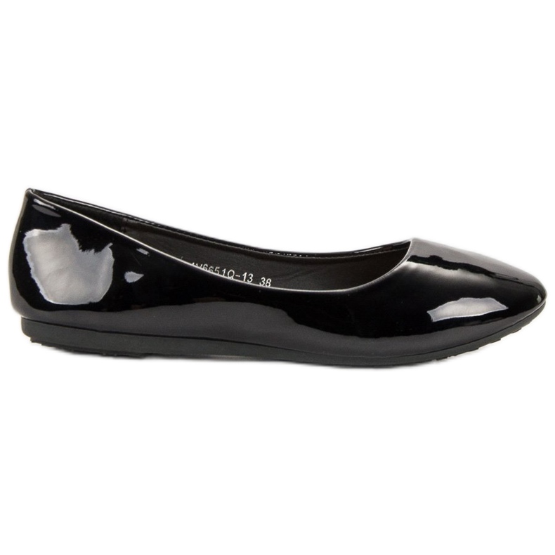 GUAPISSIMA Lacquered ballerinas black GUAPISSIMA Lacquered ballerinas black