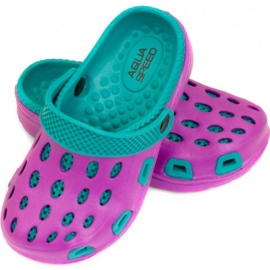 Aqua-speed Silvi Jr slippers col 09 violet blue