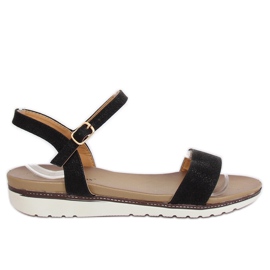 Black women's sandals S18-33 Black