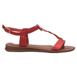Super Mode Flat sandals red Super Mode Flat sandals red