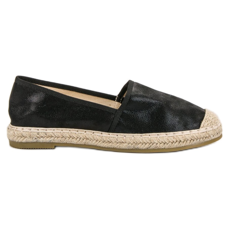 Forever Folie Black Espadrilles