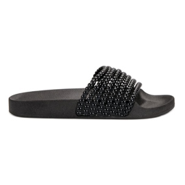 Fashionable VICES slippers black