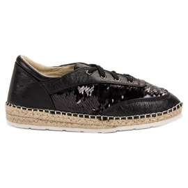 Shoes with sequins VICES black Shoes with sequins VICES black