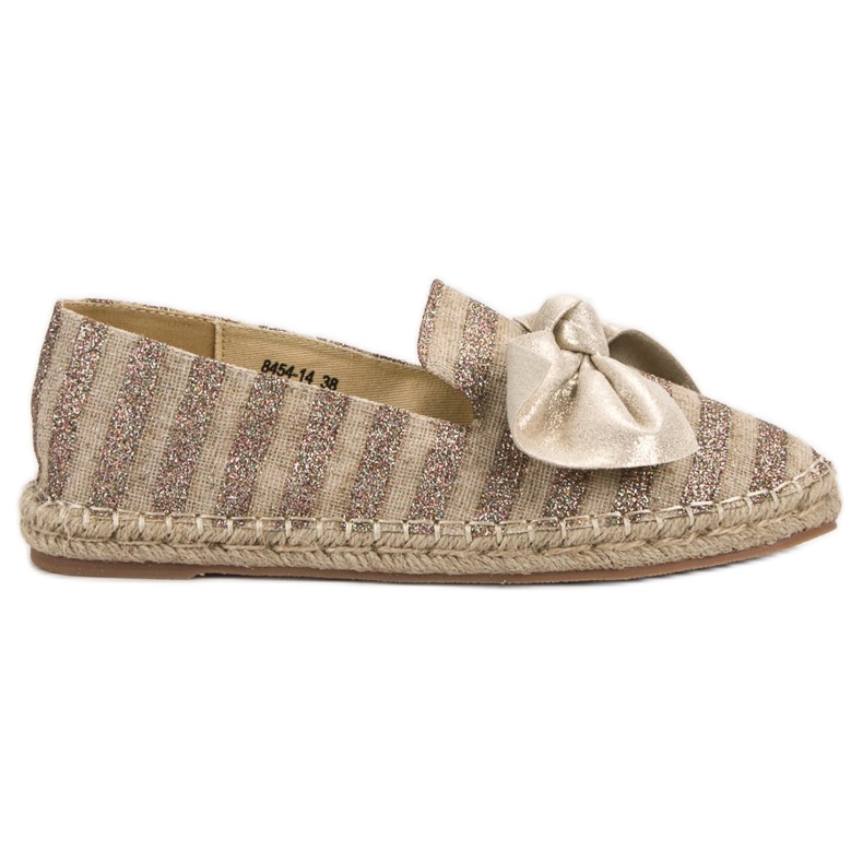 Espadrilles With Glitter VICES brown