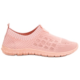 Renda Women's Slip-On Shoes pink