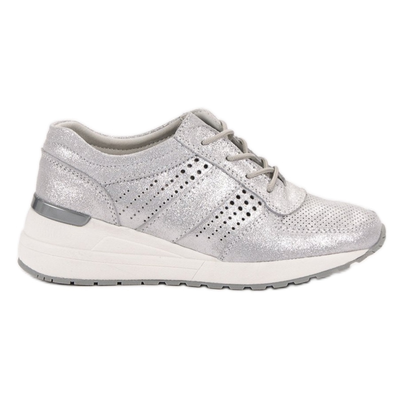 Leather shoes VINCEZA grey Leather shoes VINCEZA grey