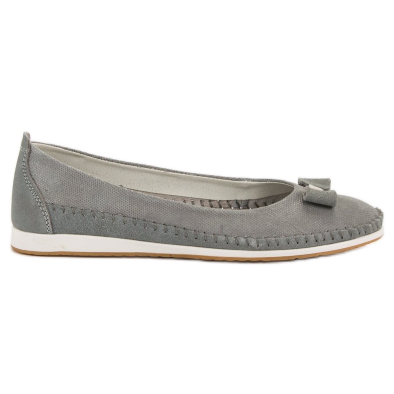 Ballerinas With A Bow VINCEZA grey