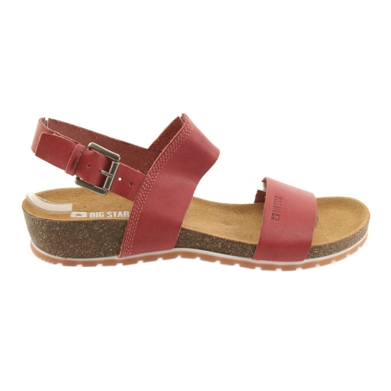 Big Star 274A016 women's red sandals