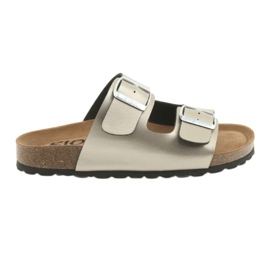 Medical slippers IZZI BIOX ALEX gold golden