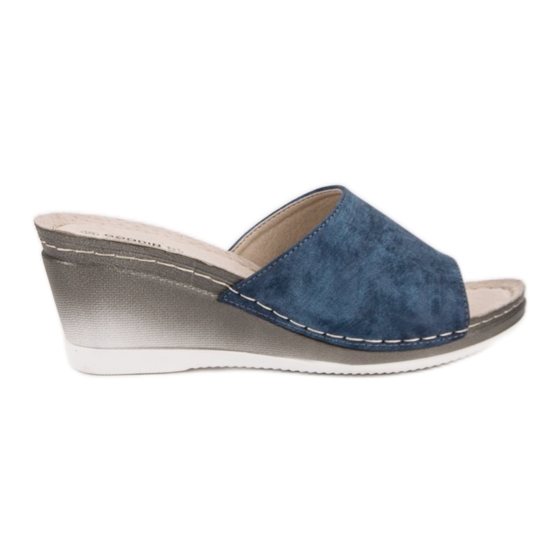 Goodin Wedge Sandals blue