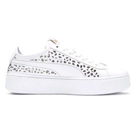 Puma Vikky Stacked Laser Cut 369378 02 white