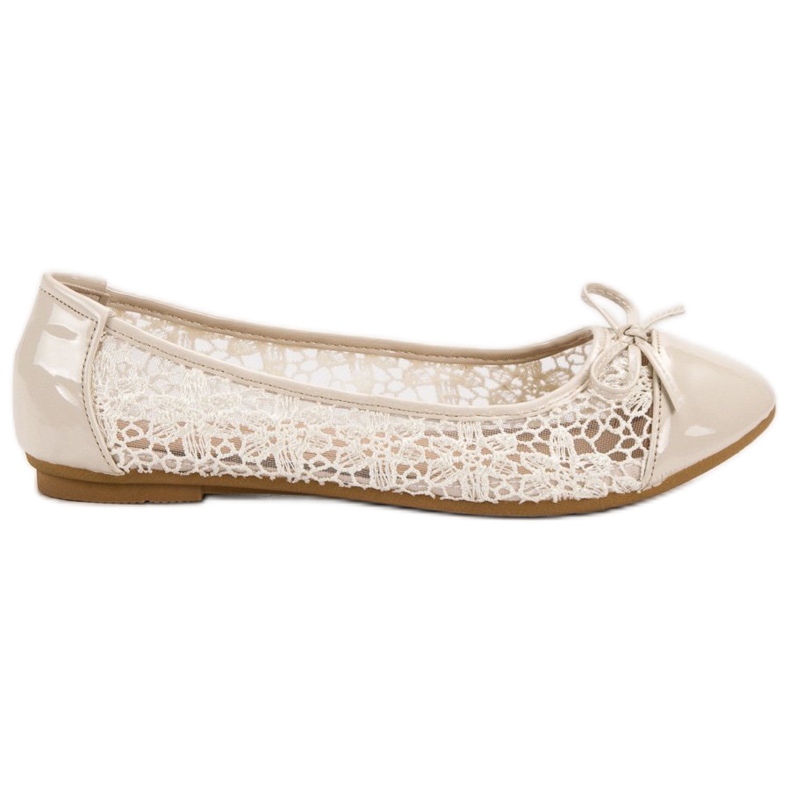 Diamantique Fashionable ballerinas brown