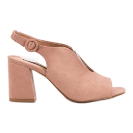 Milaya Built Sandals pink