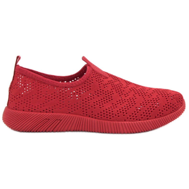 SHELOVET Slip-on Textile Footwear red