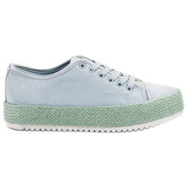 SHELOVET Espadrilles sneakers blue