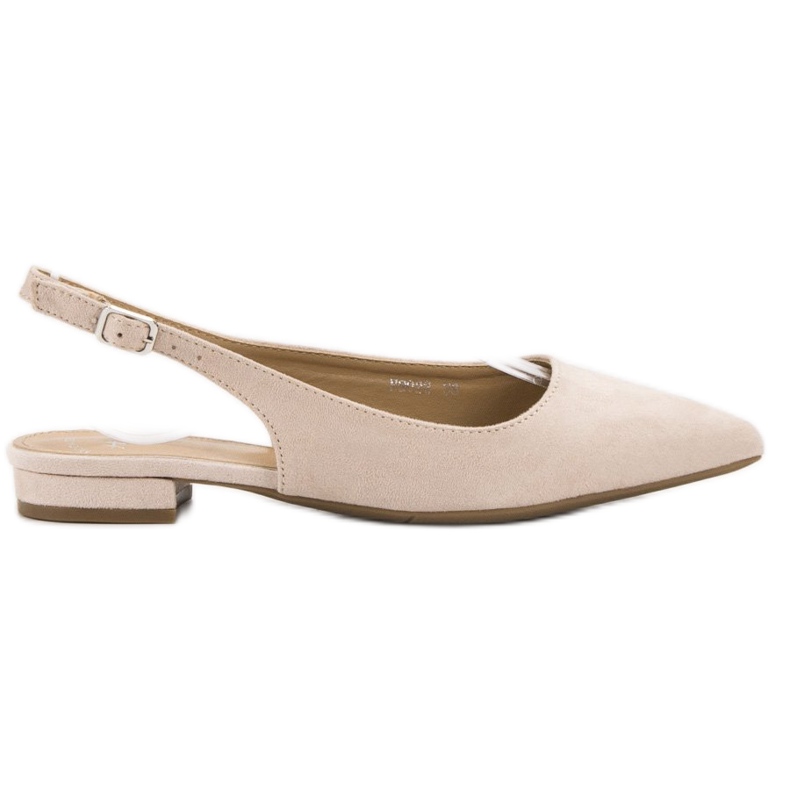 SHELOVET Fashionable suede ballerinas brown SHELOVET Fashionable suede ballerinas brown