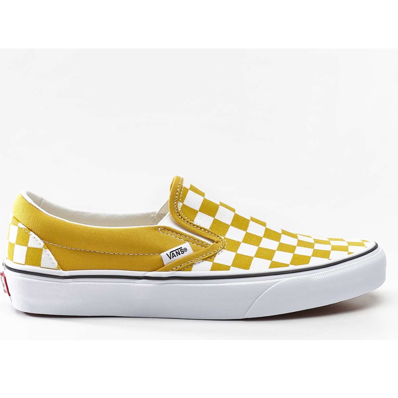Vans Classic Slip On Vly Checkerboard Yolk Yellow white