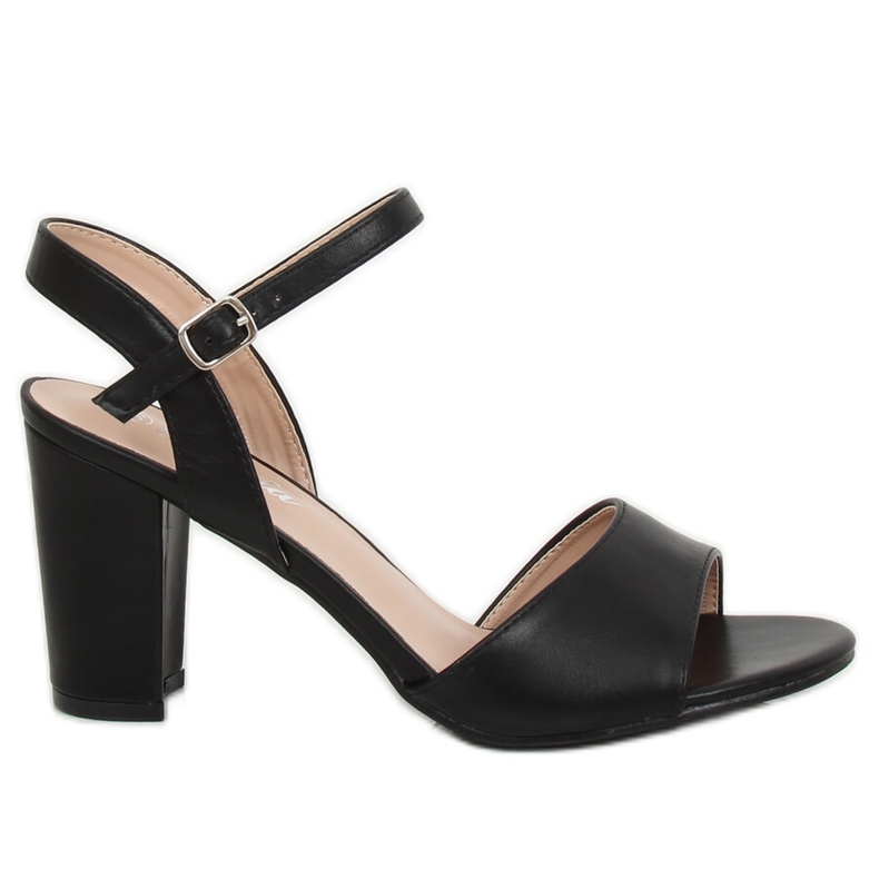Black sandals high heels FZ583 Black
