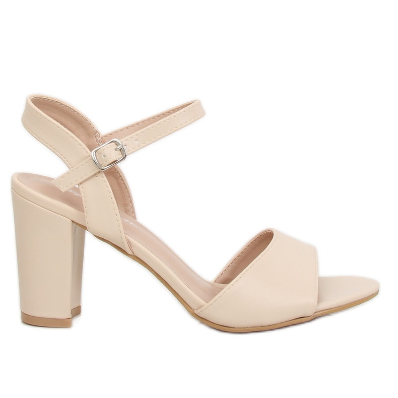 Beige high-heeled sandals FZ583 Beige Beige high-heeled sandals FZ583 Beige