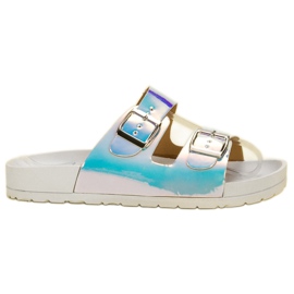Seastar Women's Holo slippers white multicolored
