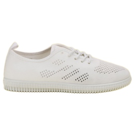 SHELOVET Textile Lace-up Footwear white SHELOVET Textile Lace-up Footwear white