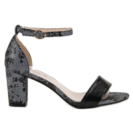 Goodin Stylish high-heeled sandals grey