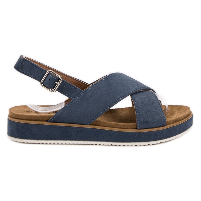 Goodin Suede sandals blue