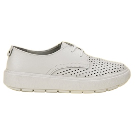 Goodin Light Leather Shoes white