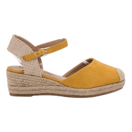 Kylie Wedge Espadrilles yellow Kylie Wedge Espadrilles yellow