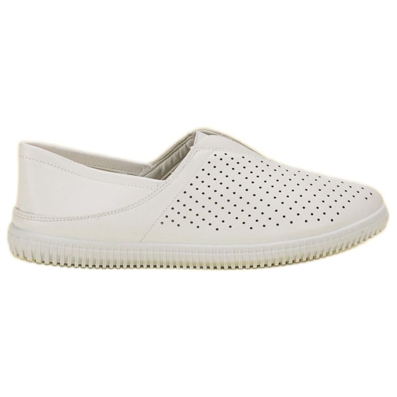 Super Mode Comfortable Slip On Sneakers white