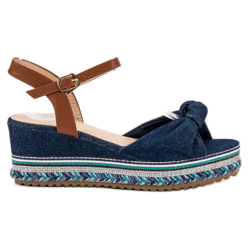 Groto Gogo Denim Sandals blue