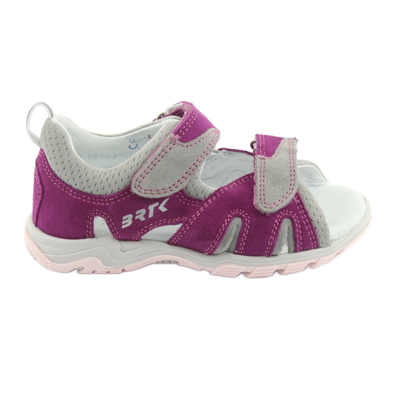 Velcro Sandals Bartek 16187 pink/gray