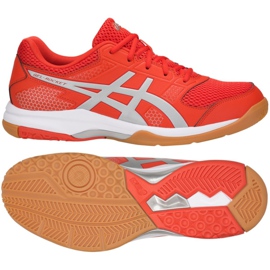 asics gel rocket 8 orange