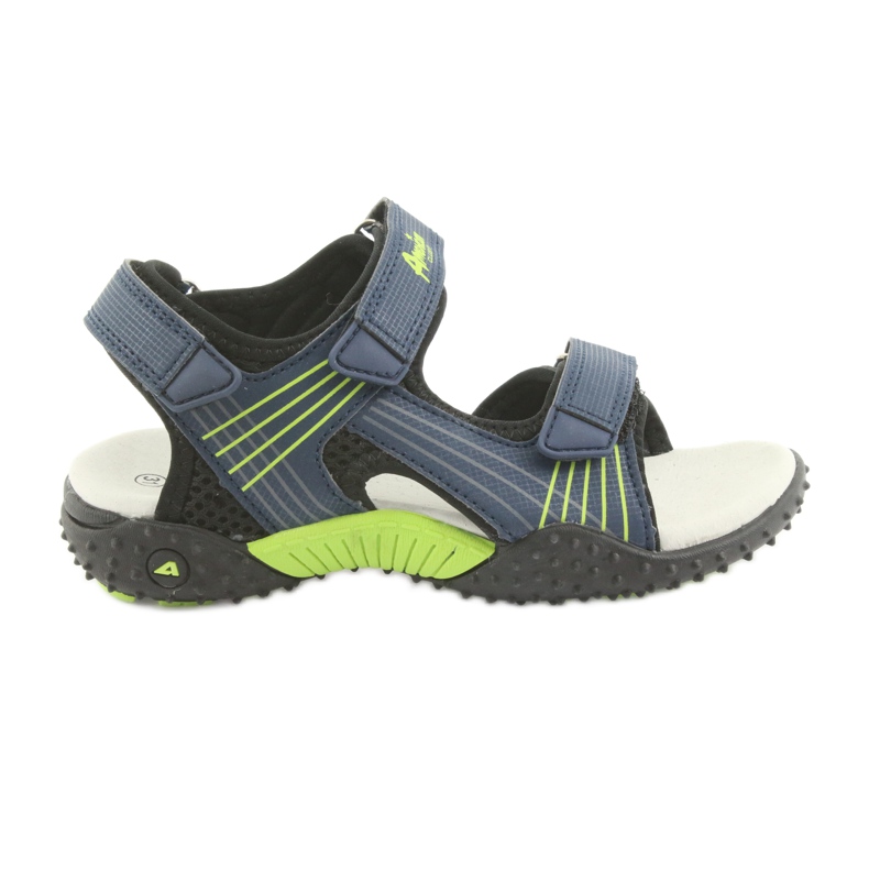 American Club HL15 boys' sandals navy blue green American Club HL15 boys' sandals navy blue green